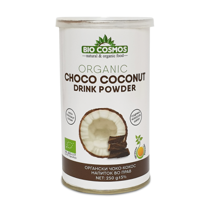 Органски чоко-кокос напиток во прав (250гр.)