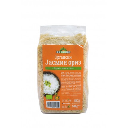 Oргански интегрален ориз од јасмин (500гр.)