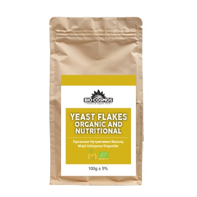 Органски нутритивен квасец во снегулки (100гр.)